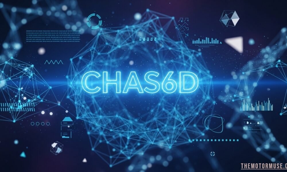 “CHAS6D 3D software interface showing a complex design project”