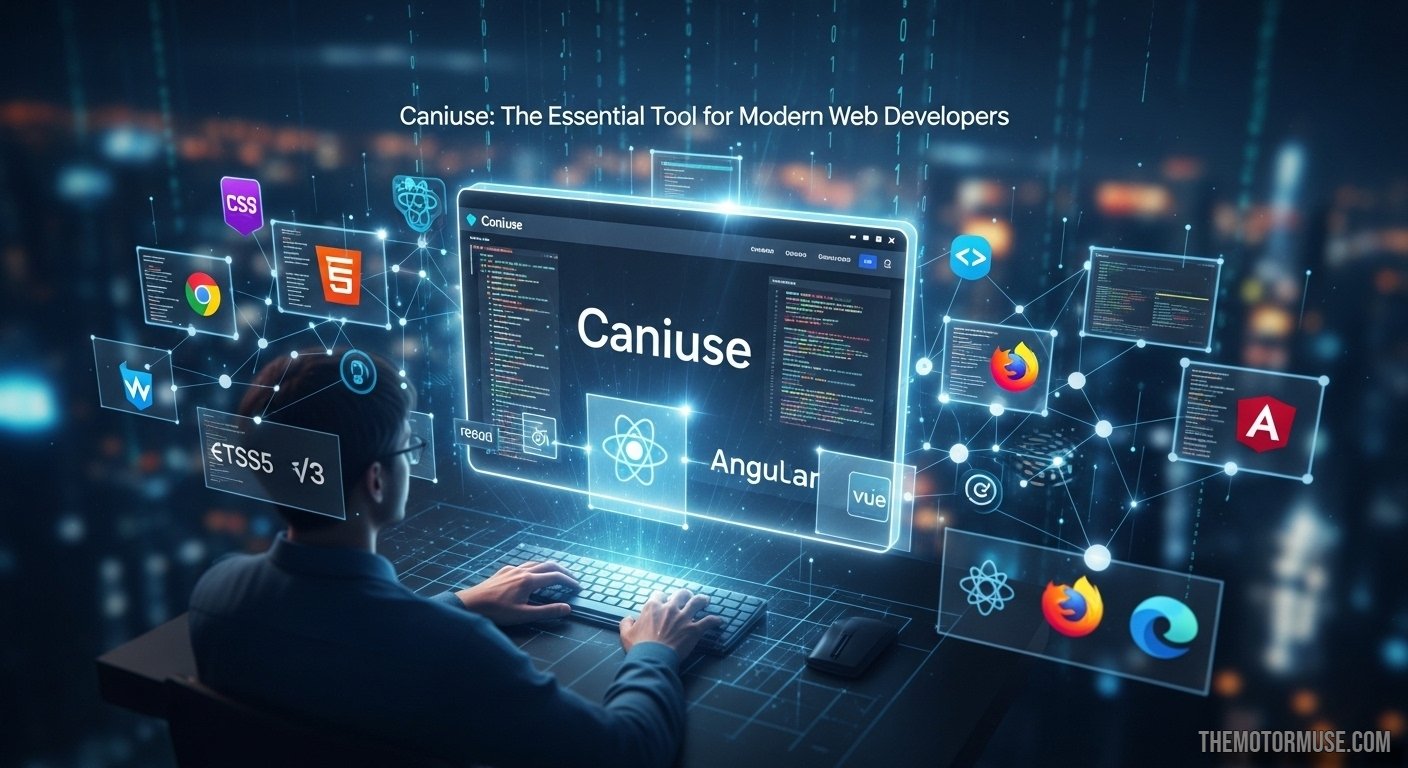 "Screenshot of Caniuse website showing browser compatibility charts for HTML, CSS, and JavaScript features"