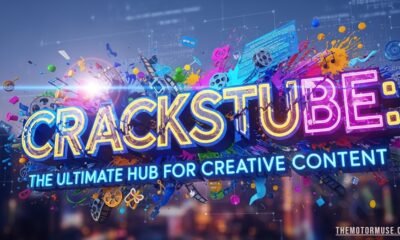 “Crackstube homepage displaying featured digital content and creators”