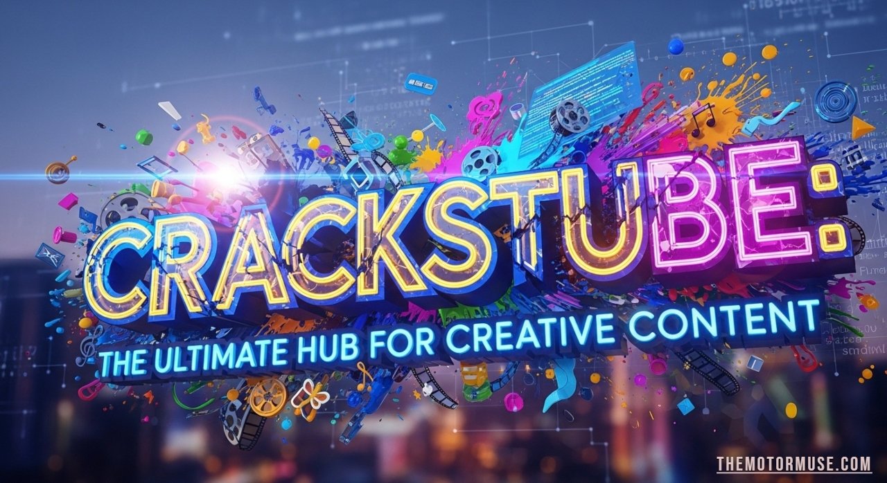 “Crackstube homepage displaying featured digital content and creators”