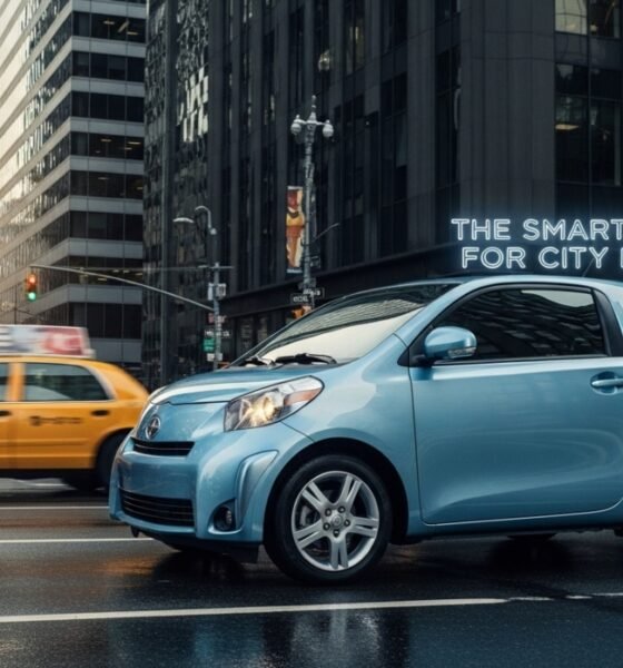 Scion iQ compact hatchback front exterior view