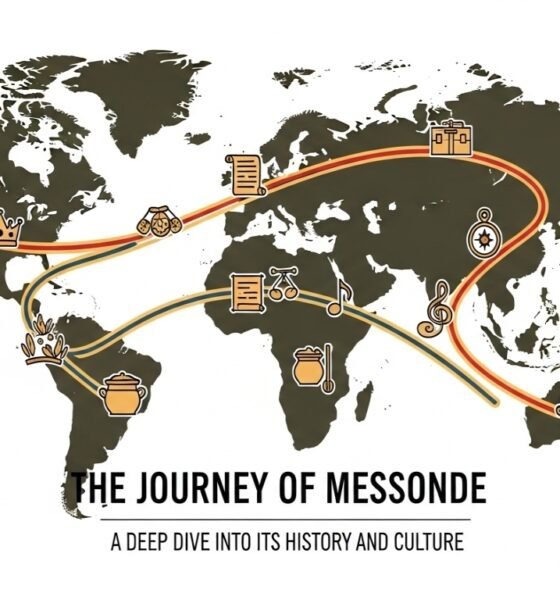 Historic streets and architecture of Messonde town center