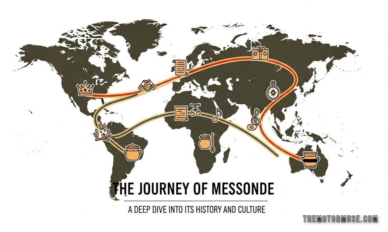 Historic streets and architecture of Messonde town center