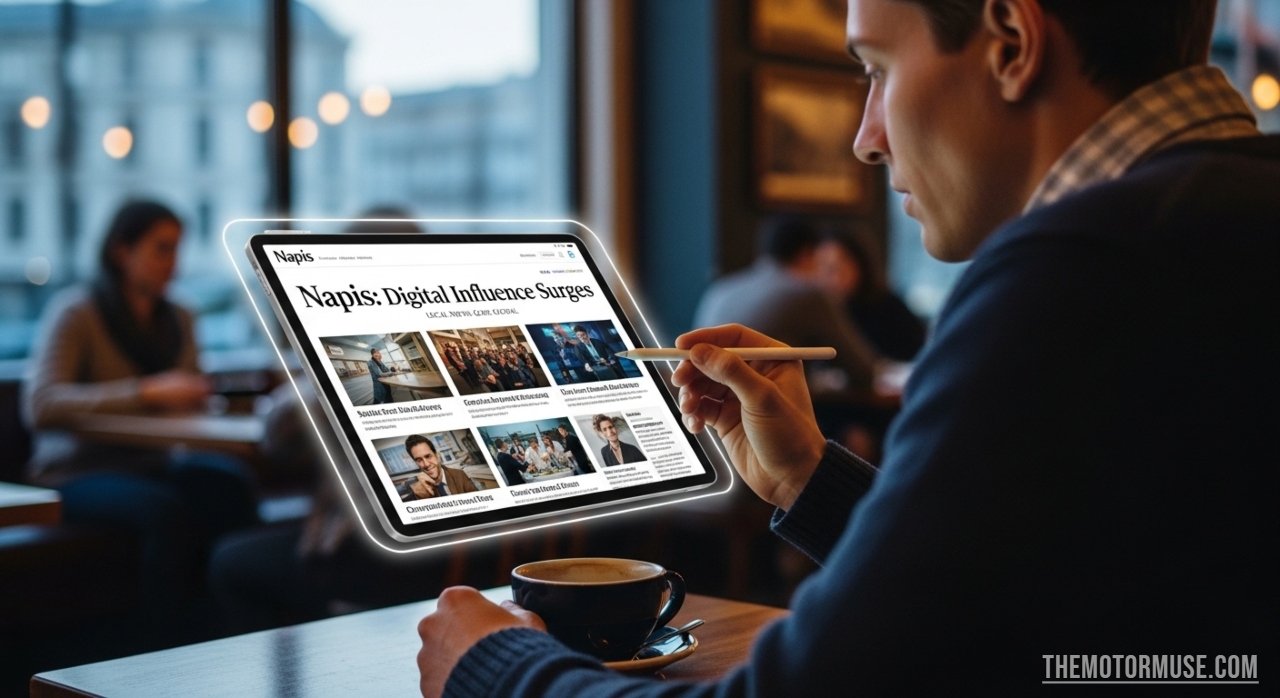 Illustration representing napis concept in digital technology