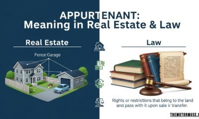 Diagram showing appurtenant easement attached to property