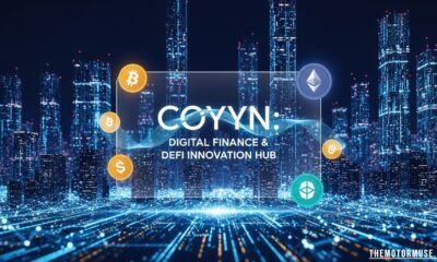 Coyyn digital finance platform illustration showcasing fintech, DeFi, and modern financial technology concepts