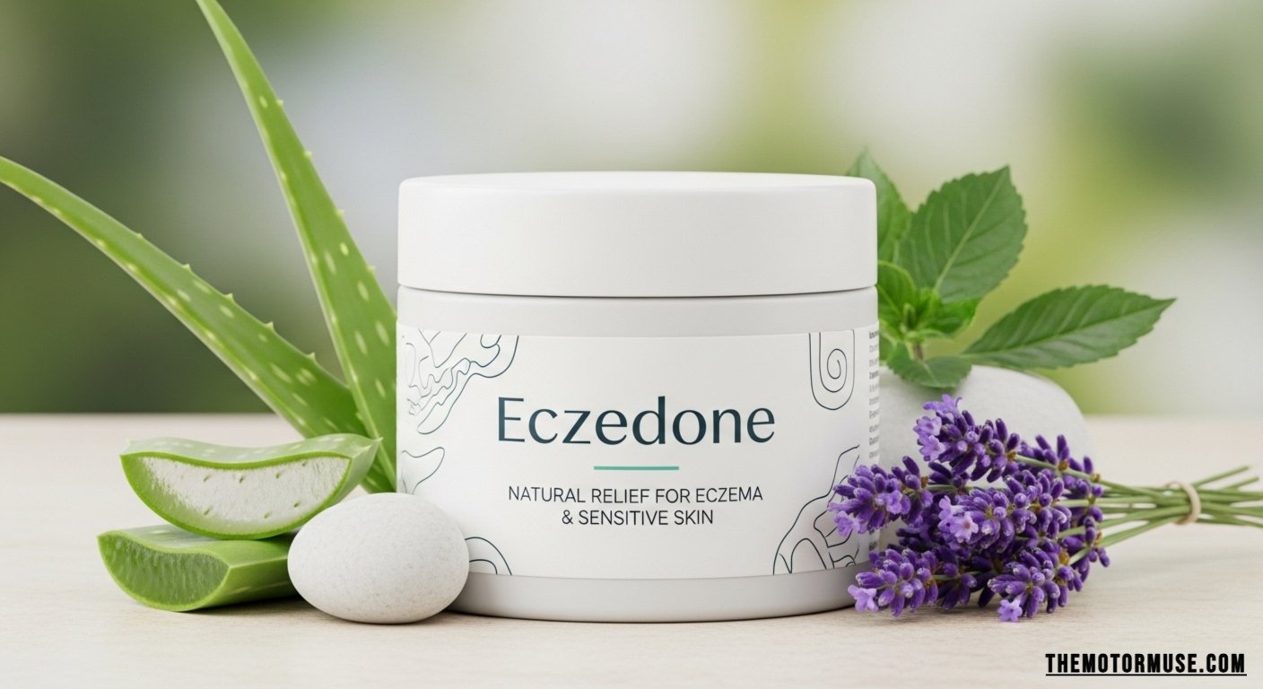 Eczedone natural skincare products including eczema cream and soap for soothing sensitive and irritated skin