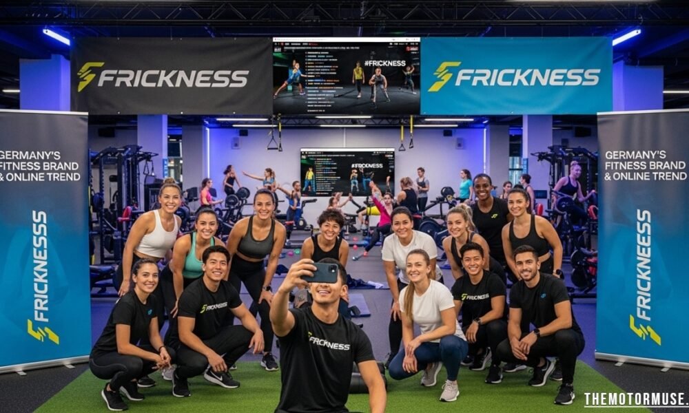 Frickness fitness brand concept showing modern training, strength workouts, and social media trend inspiration