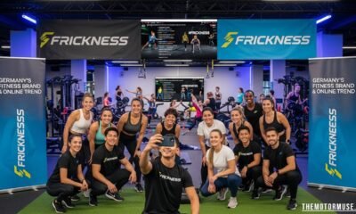 Frickness fitness brand concept showing modern training, strength workouts, and social media trend inspiration