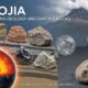 "Illustration of Jiolojia showing Earth's rocks, layers, and geological processes"