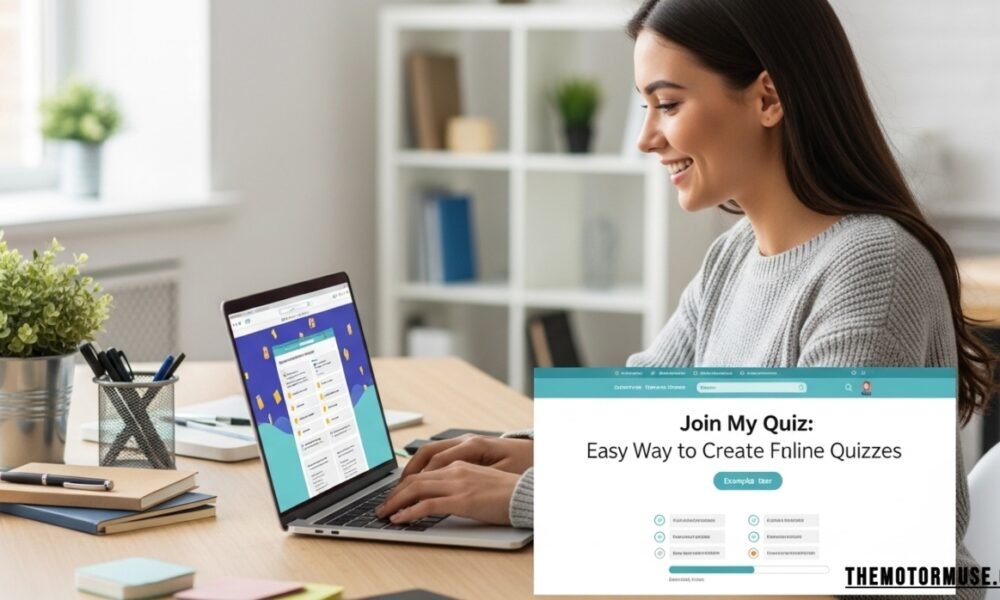 Students joining a live quiz using joinmyquiz online platform