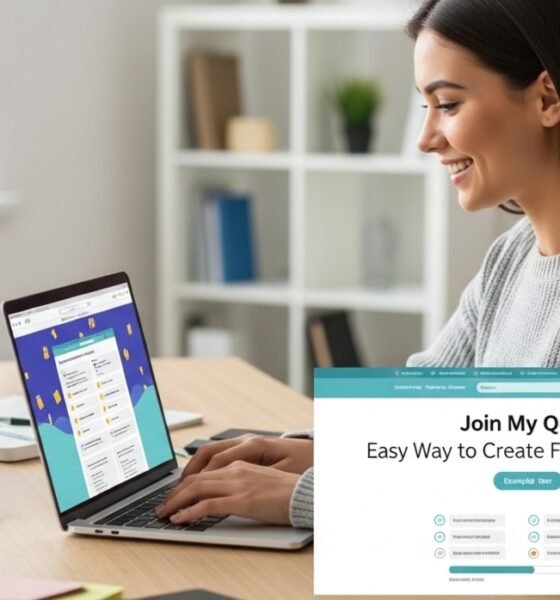 Students joining a live quiz using joinmyquiz online platform