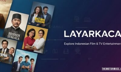 Screenshot of Layarkaca website featuring Indonesian movies and TV shows for streaming and entertainment updates