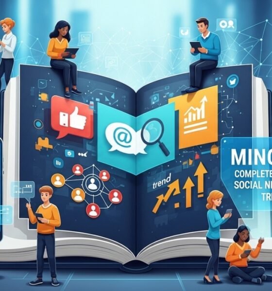 mingeln social networking concept with people connecting