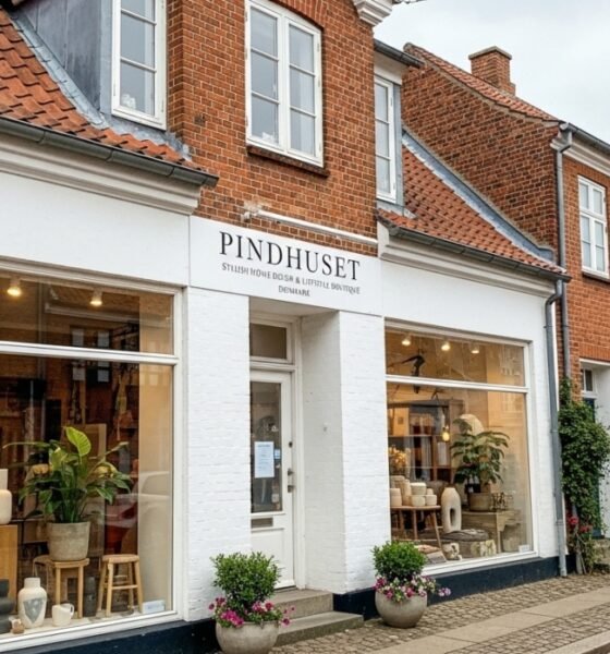 Pindhuset lifestyle and home decor boutique showcasing stylish furniture and accessories in Silkeborg, Denmark
