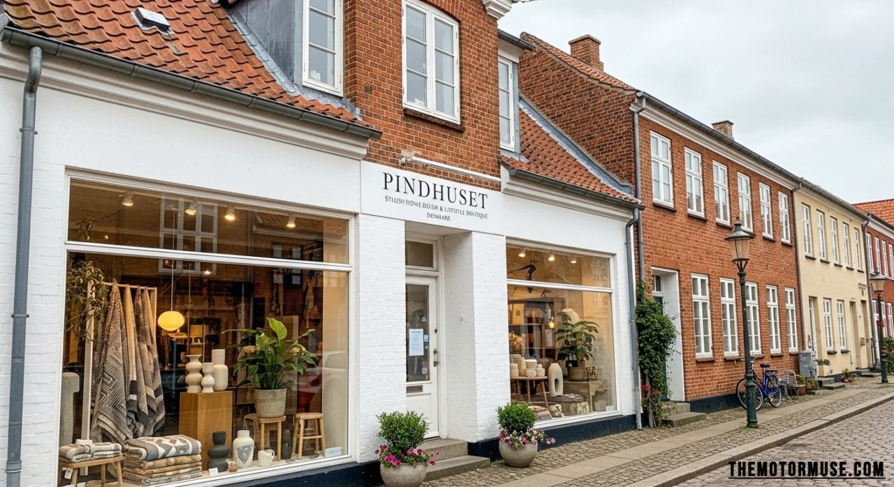 Pindhuset lifestyle and home decor boutique showcasing stylish furniture and accessories in Silkeborg, Denmark