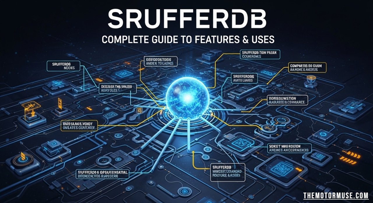 Srufferdb database system interface for managing digital data