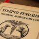 Strepto penicillin veterinary antibiotic injection used for treating bacterial infections in livestock and pets
