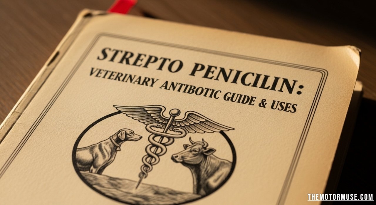 Strepto penicillin veterinary antibiotic injection used for treating bacterial infections in livestock and pets