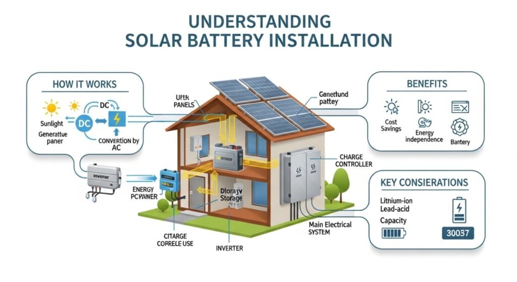 Understanding the Concept of Solar Battery Installation - The Motor Muse