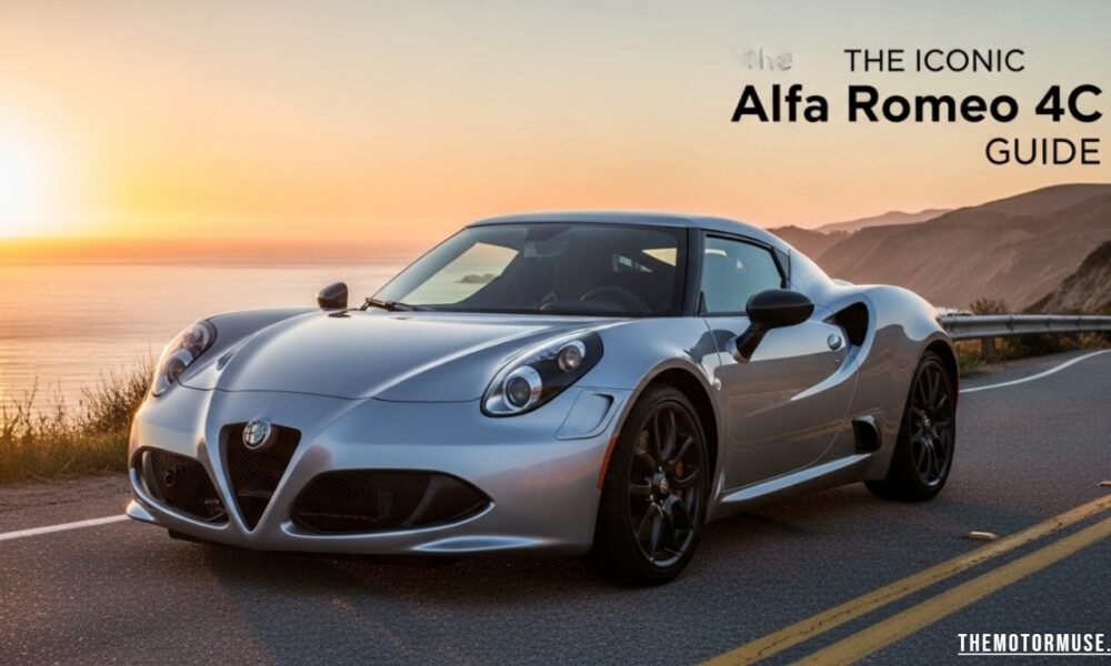Alfa Romeo 4C two seat sports car coupe exterior view