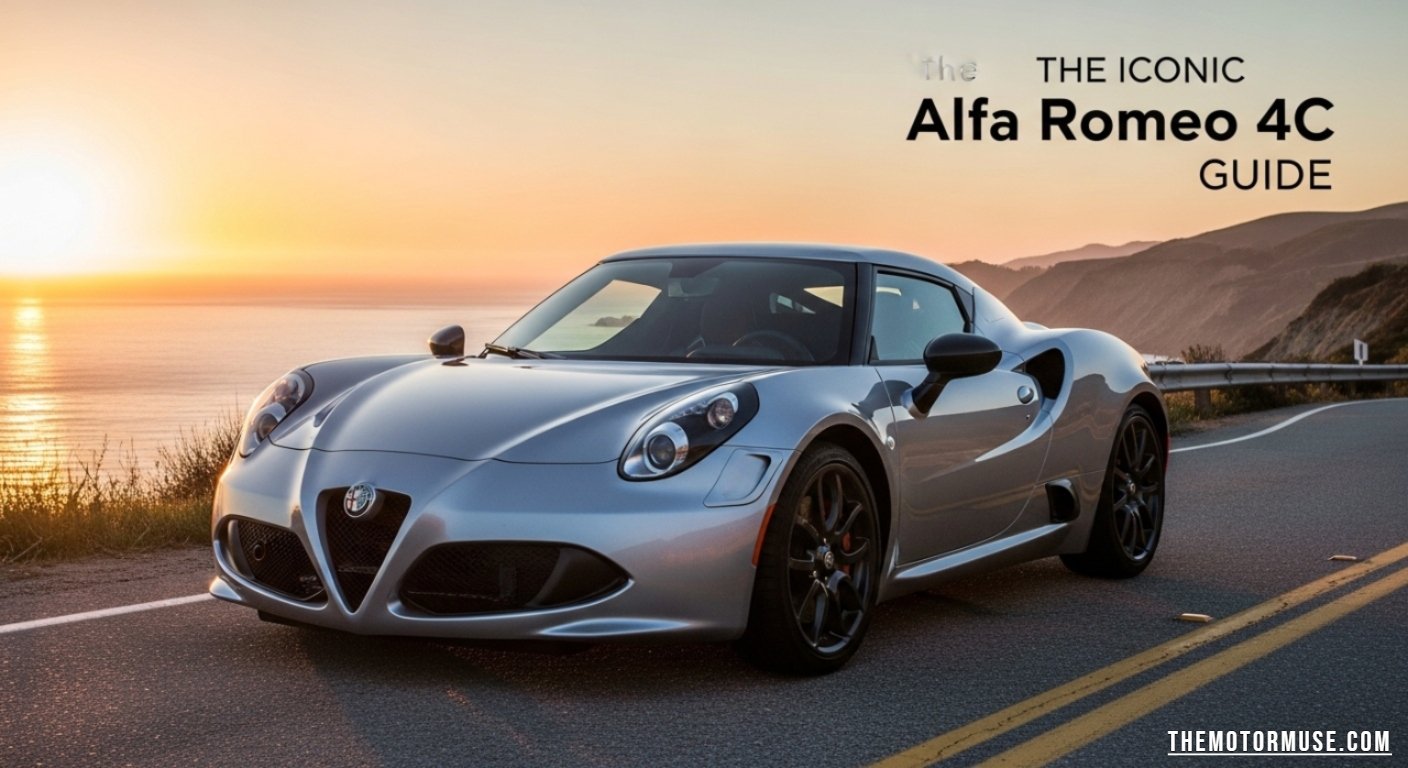 Alfa Romeo 4C two seat sports car coupe exterior view