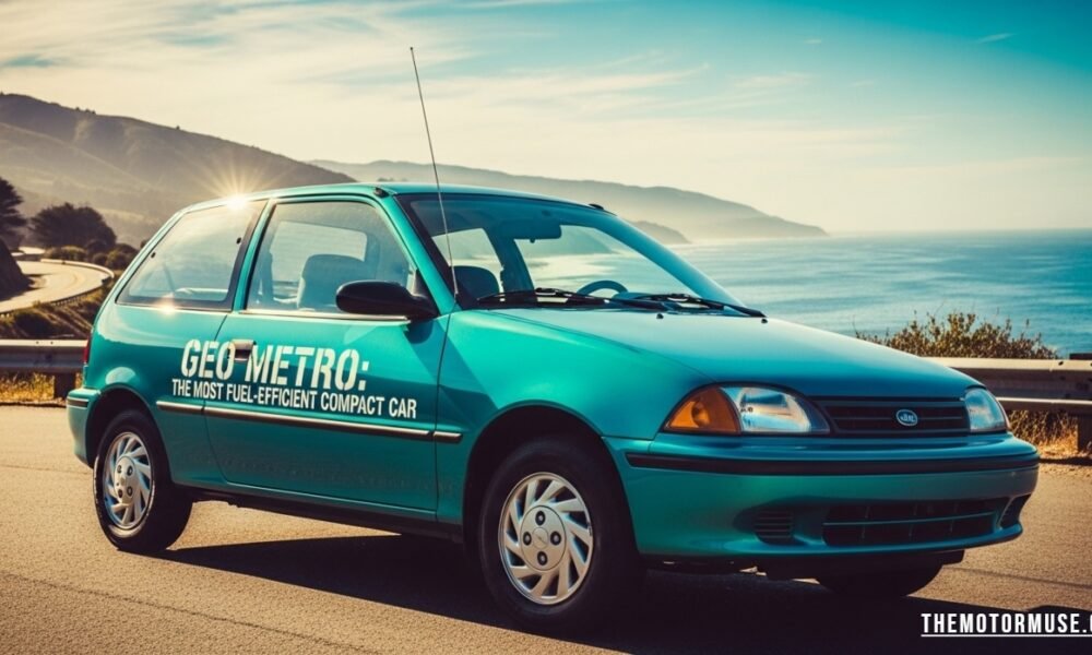 Geo Metro compact car known for legendary fuel efficiency