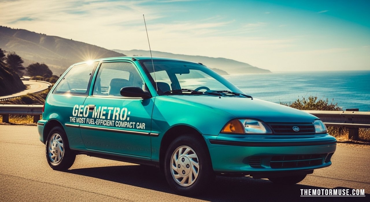 Geo Metro compact car known for legendary fuel efficiency