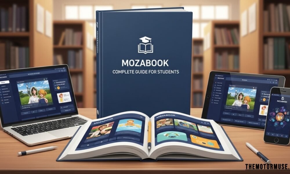 mozabook interactive digital learning platform interface