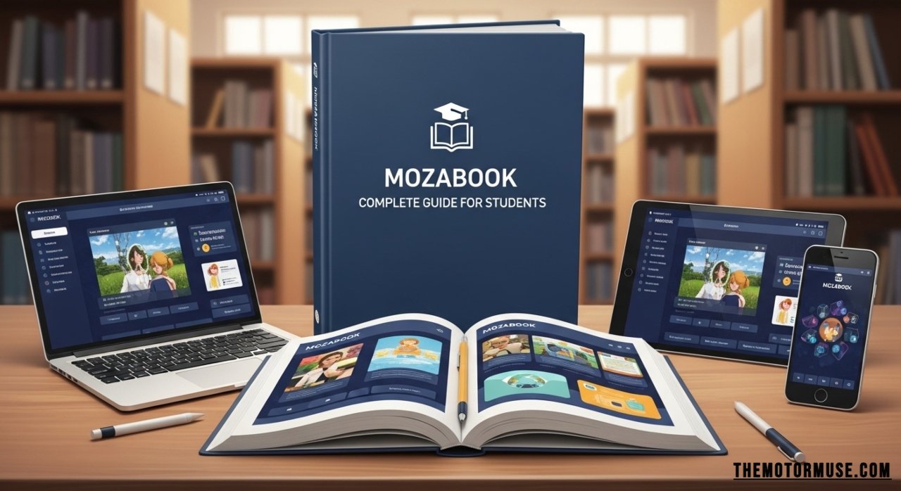 mozabook interactive digital learning platform interface