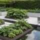 راوند الحدائق modern garden landscaping design with greenery