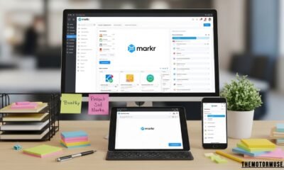 Markr tool interface showing organized tags, labeled categories, and structured workflow for improved productivity and data management